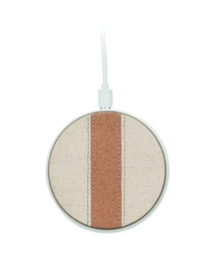 Logotrade promotional giveaway picture of: Cork wireless charger 15W