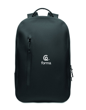 Logo trade corporate gifts image of: 300D RPET computer backpack
