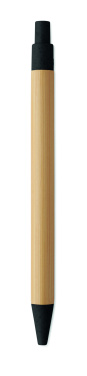Logotrade promotional giveaway picture of: Push button ball pen in bamboo