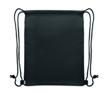 Logo trade promotional merchandise image of: Drawstring bag in 600D RPET