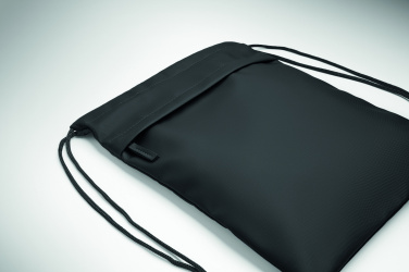 Logotrade promotional products photo of: Drawstring bag in 600D RPET