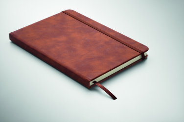 Logo trade advertising products image of: A5 smokey PU notebook