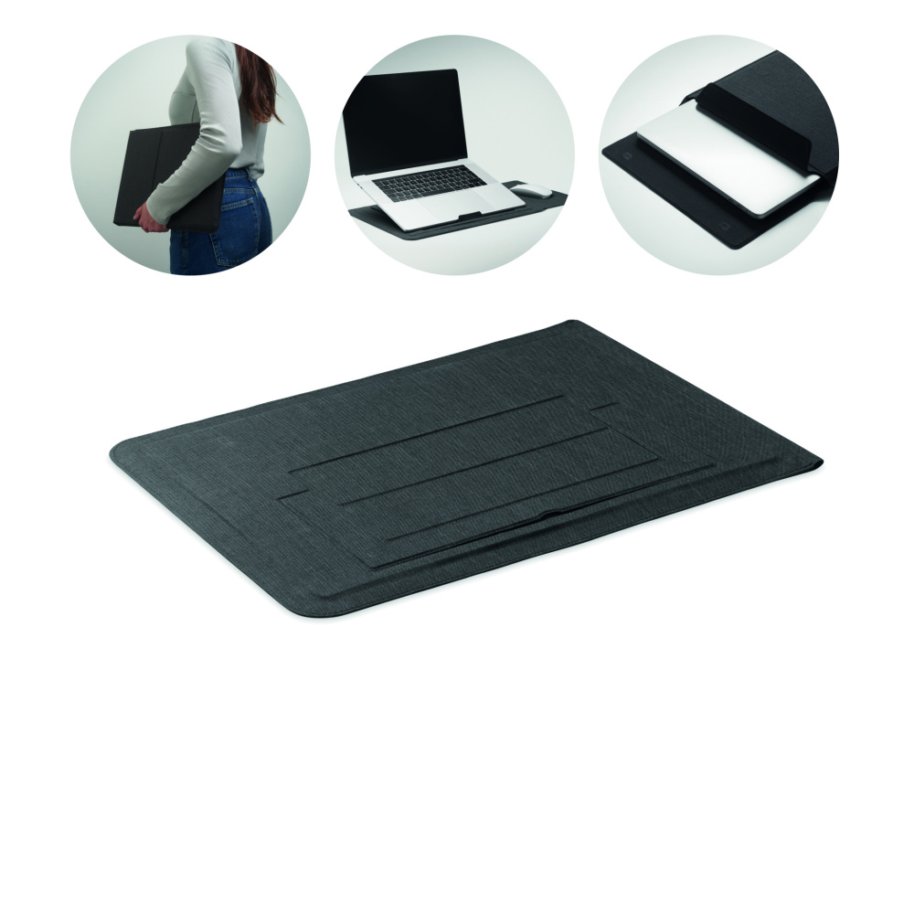 Logo trade business gifts image of: 16 inch felt laptop sleeve
