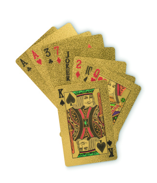 Logo trade promotional gift photo of: Waterproof playing cards