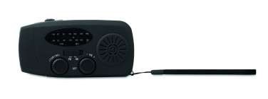 Logotrade promotional merchandise image of: Portable radio SOS with LED torch