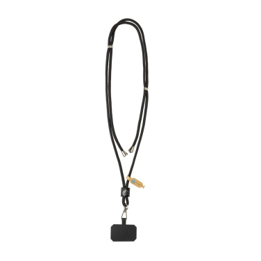 Logotrade promotional giveaway picture of: CarryLoop RCS recycled PET adjustable phone holder lanyard