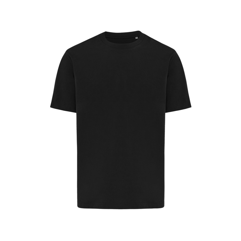 Logo trade promotional giveaways image of: IQONIQ Nikko heavyweight recycled cotton t-shirt