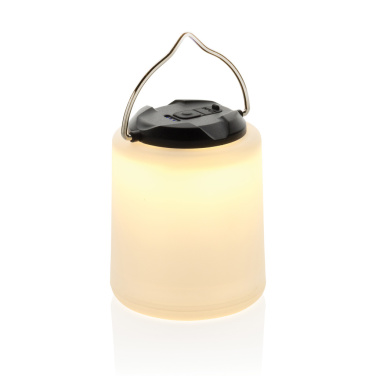 Logotrade advertising products photo of: Limio RCS recycled plastic portable re-chargeable table lamp