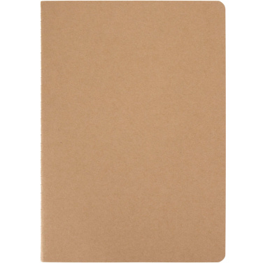 Logotrade advertising products photo of: Slyk A5 kraft cahier notebook with ruled pages