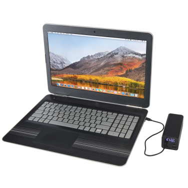 Logotrade advertising product image of: Acamar 20.000 mAh 70W recycled aluminium laptop power bank