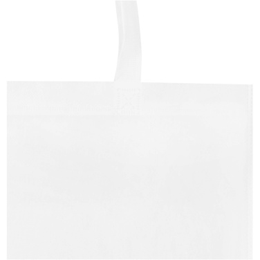 Logo trade promotional merchandise photo of: EcoSeal GRS recycled nonwoven convention tote bag 6L