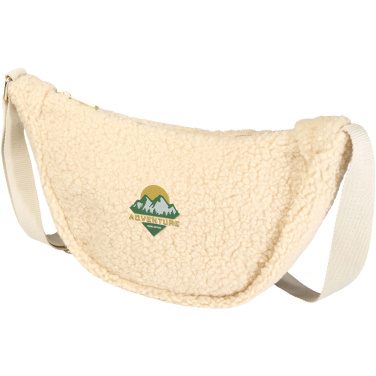 Logotrade advertising products photo of: Bear GRS recycled sherpa crossbody bag 3L