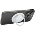 Albali recycled plastic magnetic phone holder with ring stand, White