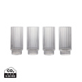 VINGA York highball, 4 pcs set, transparent