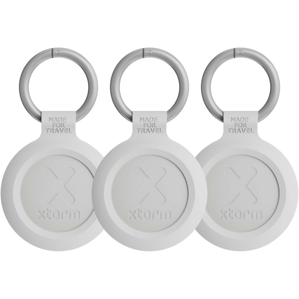 Logo trade promotional gifts image of: Xtorm XTAG2A 3-pack water resistant travel tag