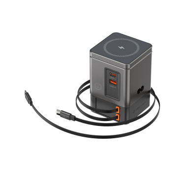 Logo trade advertising product photo of: Urban Vitamin Sacramento 105W GAN charger+retractable cables