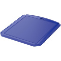 Thrym rectangular recycled plastic ice scraper, Blue