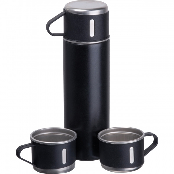 Logo trade promotional gifts image of: Insulated bottle set ICELAND