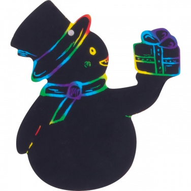 Logo trade business gifts image of: Scratch-off Christmas ornaments SOUTH POLE