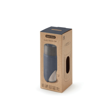 Logo trade promotional giveaways image of: Black+Blum Glass Travel Cup 340ML