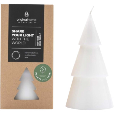 Logotrade advertising product image of: Originalhome Xmas tree candle - L