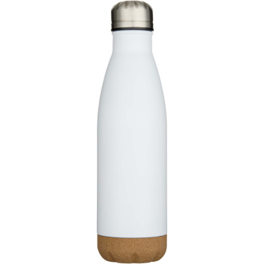 Logotrade promotional item picture of: Cove 500 ml double wall vacuum insulated stainless steel water bottle with cork details