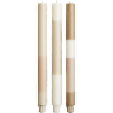 Logotrade promotional product picture of: Originalhome layered limestone candles - set of 3