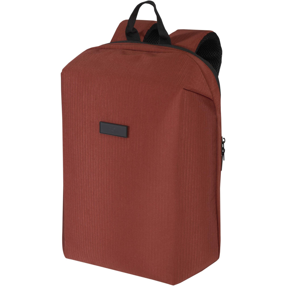 Logotrade promotional merchandise picture of: Luma 15" GRS recycled anti-theft laptop backpack 10L