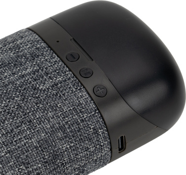 Logo trade promotional merchandise photo of: Bluetooth Speaker HF01 with Built-in Earbuds 2 in 1