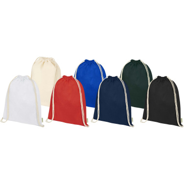 Logotrade advertising product image of: Odisha 140 g/m² OCS organic drawstring bag 5L