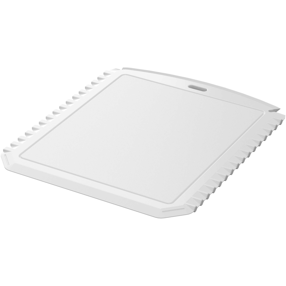 Logo trade promotional gift photo of: Thrym rectangular recycled plastic ice scraper