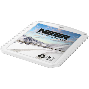Logotrade promotional item image of: Thrym rectangular recycled plastic ice scraper