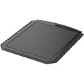Thrym rectangular recycled plastic ice scraper, Black