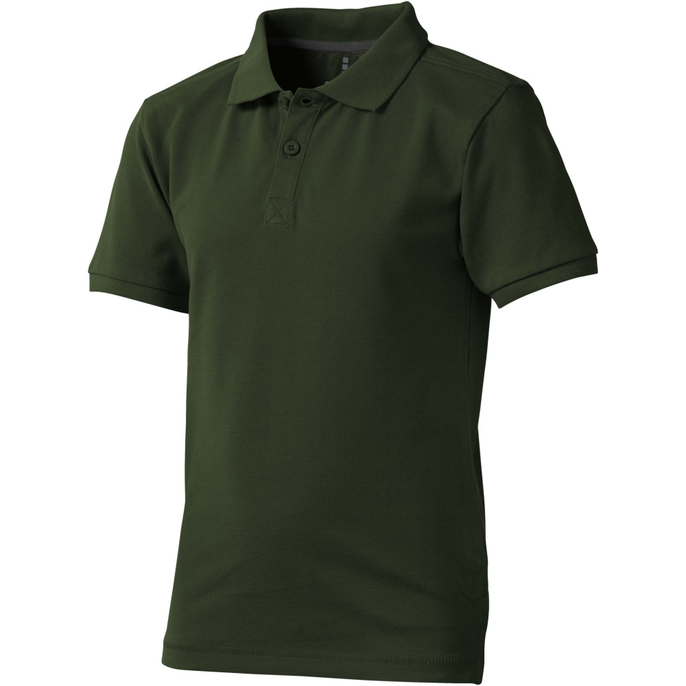Logo trade corporate gifts image of: Calgary short sleeve kids polo