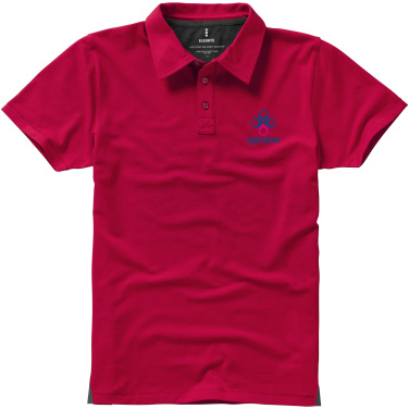 Logo trade promotional merchandise photo of: Markham short sleeve men's stretch polo