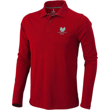 Logo trade business gift photo of: Oakville long sleeve men's polo