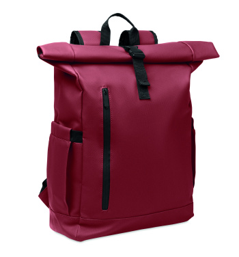 Logotrade promotional item image of: Rolltop laptop rucksack 600D