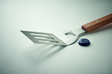 Logo trade promotional items picture of: BBQ spatula in beechwood