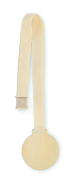 Logo trade promotional merchandise picture of: Wooden medal