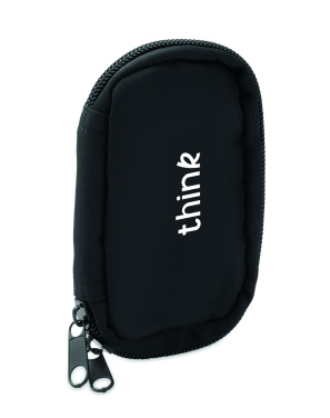 Logotrade promotional item picture of: Key case in 300D RPET