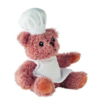 Logo trade promotional item photo of: Teddy bear plush chef