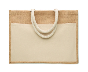 Logo trade business gift photo of: Jute shopping bag