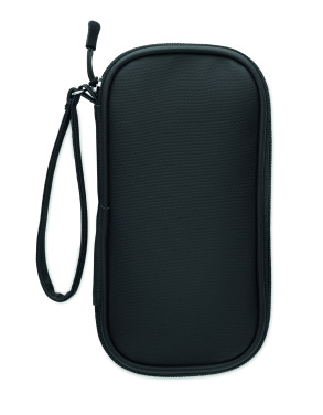 Logo trade promotional gifts picture of: Tech organiser pouch 600D RPET