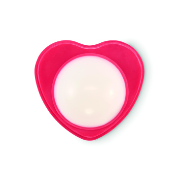 Logotrade corporate gift picture of: Heart shape vegan lip balm