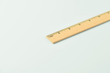 Logo trade promotional giveaways picture of: Wooden ruler 30cm