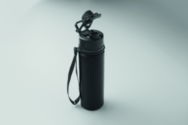Logo trade promotional gifts picture of: Foldable silicone sports bottle