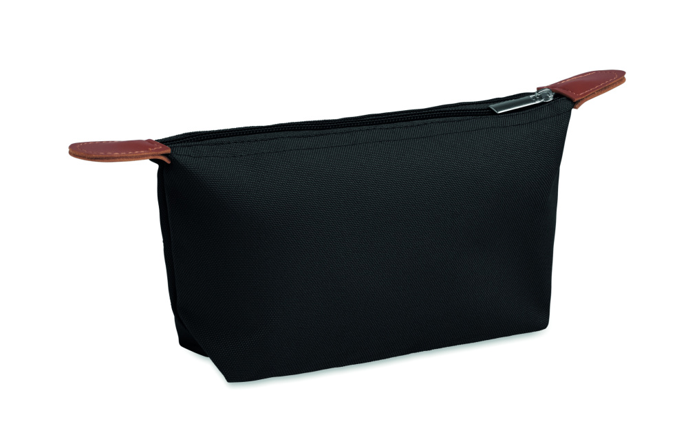Logotrade promotional giveaway image of: Cosmetic bag in 600D RPET