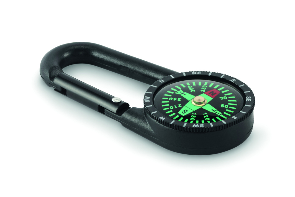 Logotrade promotional product image of: Outdoor compass with carabiner
