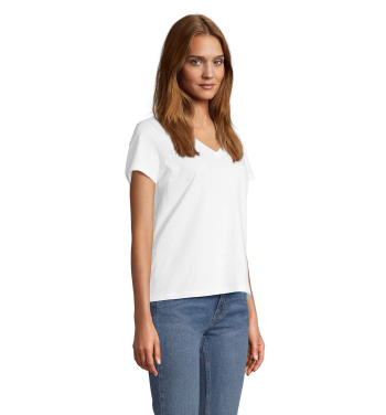 Logo trade promotional products image of: REGENT V T-SHIRT WOMEN