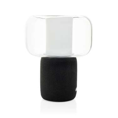 Logo trade promotional gifts picture of: Lux RCS recycled plastic 10W speaker lamp